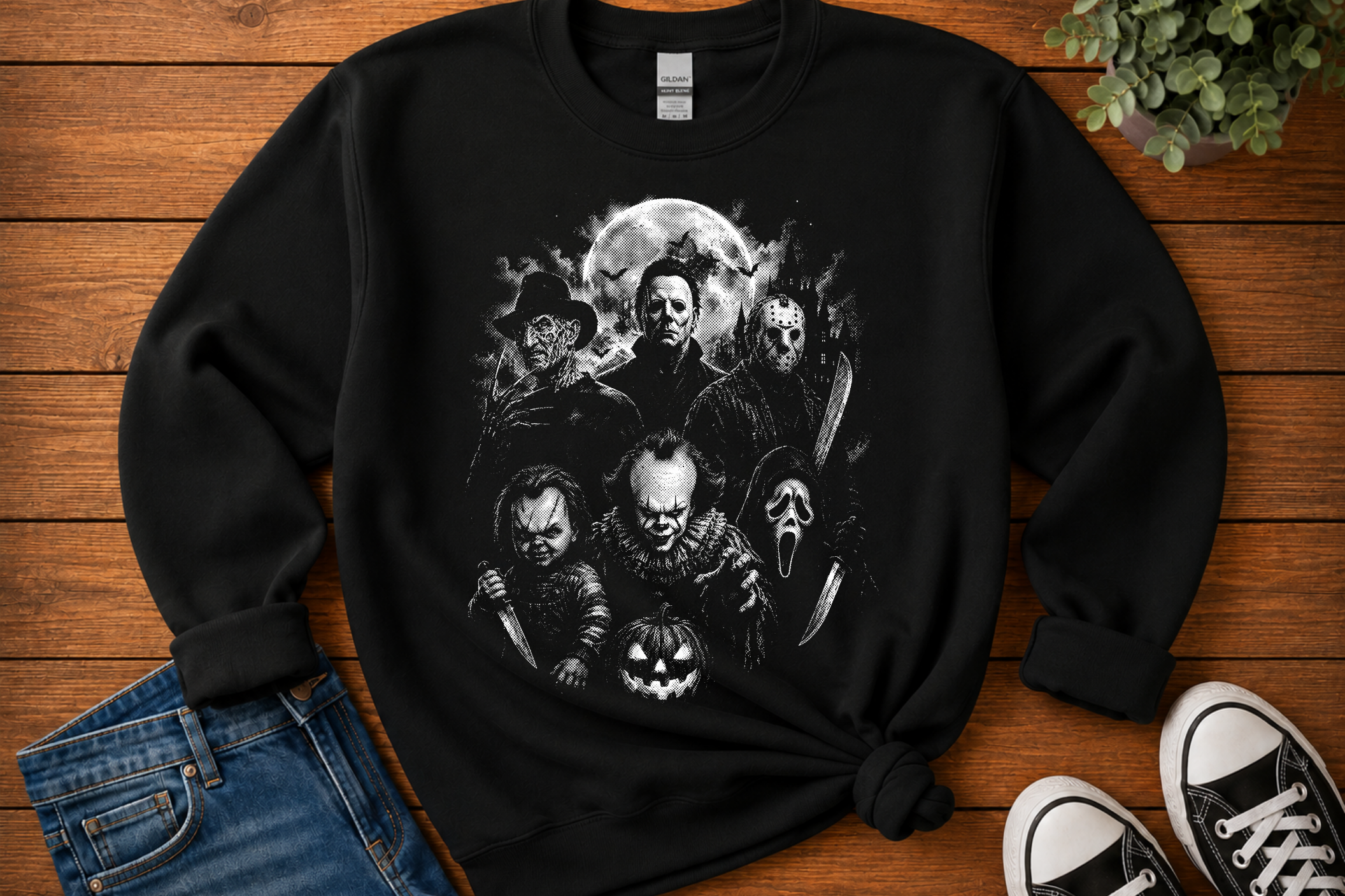 Classic Horror Icons Halloween Shirt & Sweatshirt