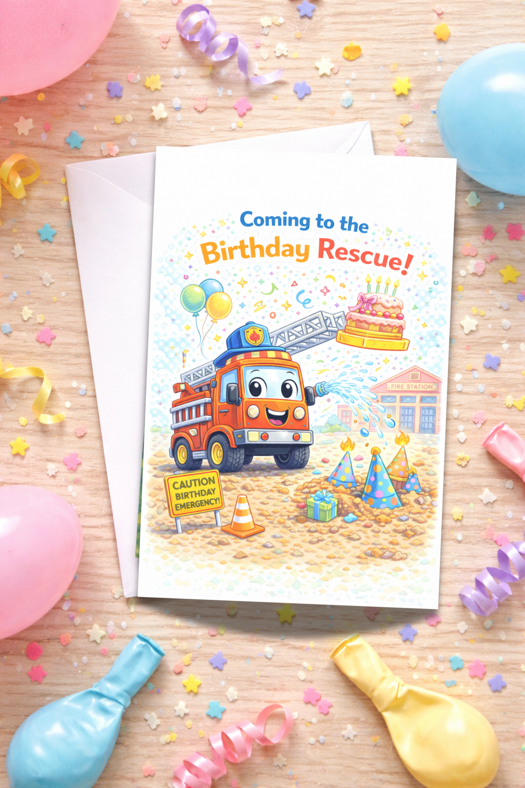 Truck Birthday Card for Kids | Age [3-5]