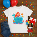 Mermaid Birthday Shirt for Girls • Making Waves On My Birthday Tee • Ocean Theme Birthday Outfit • Mermaid Party Shirt • Kids Birthday Tee