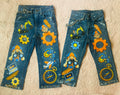 Custom Personalized Birthday Jeans | Hand-Decorated Birthday Pants