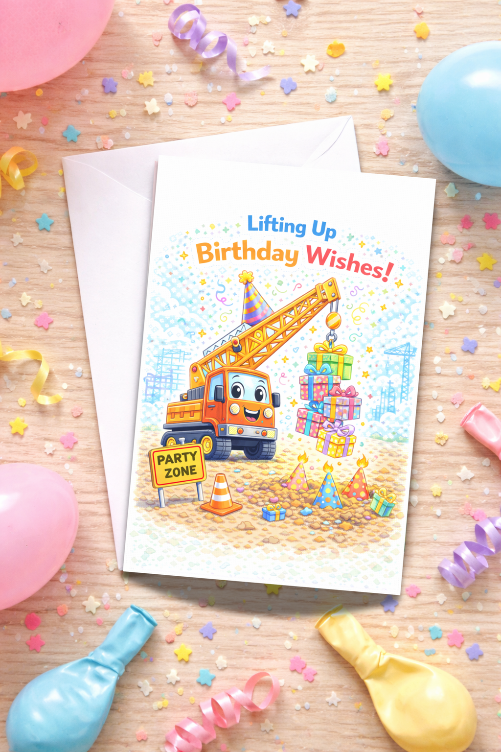 Truck Birthday Card for Kids | Age [3-5]