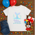 Making Waves On My Birthday Shirt • Mermaid Birthday Shirt for Girls • Pastel Mermaid Tail Tee • Under the Sea Birthday Outfit