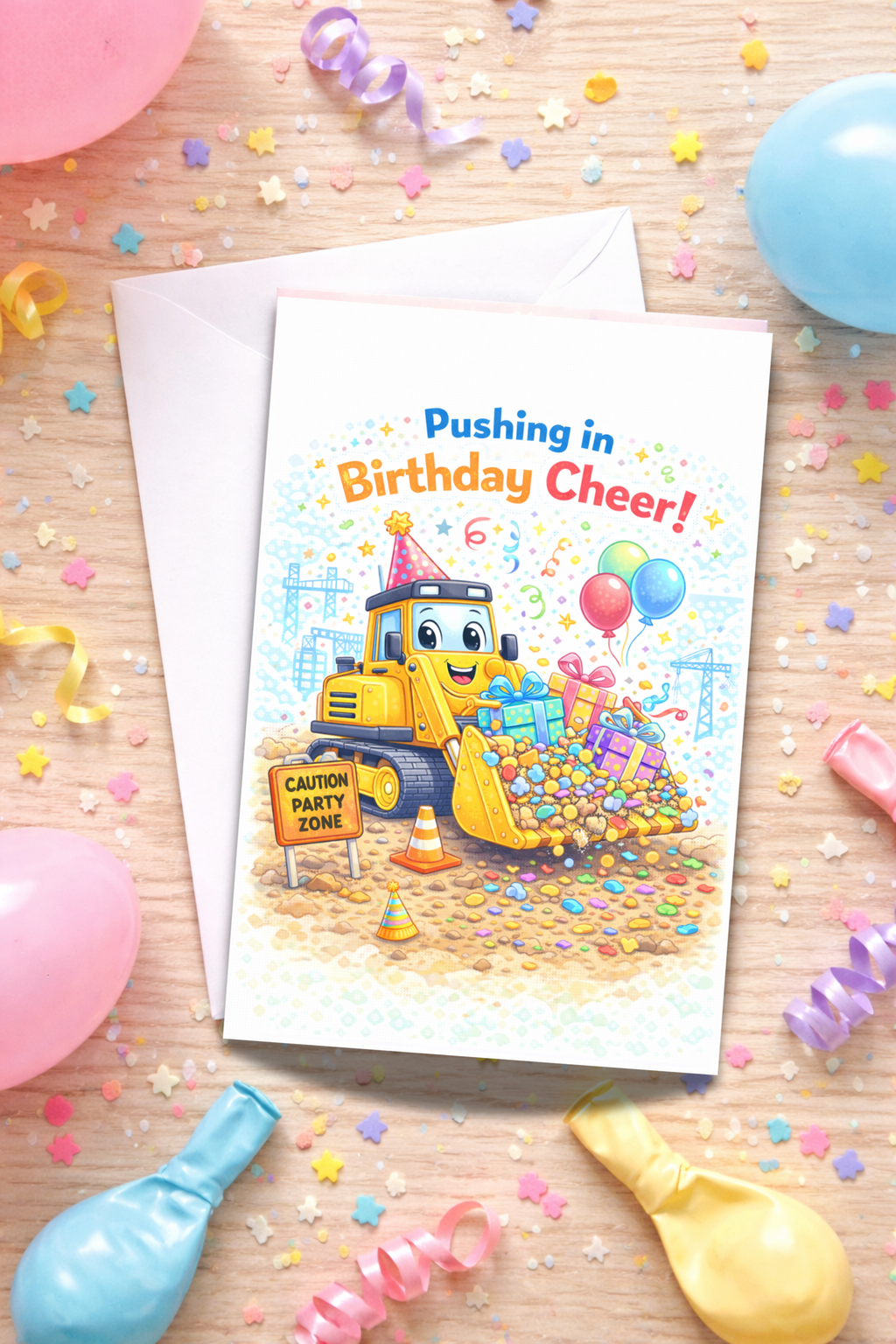 Truck Birthday Card for Kids | Age [3-5]