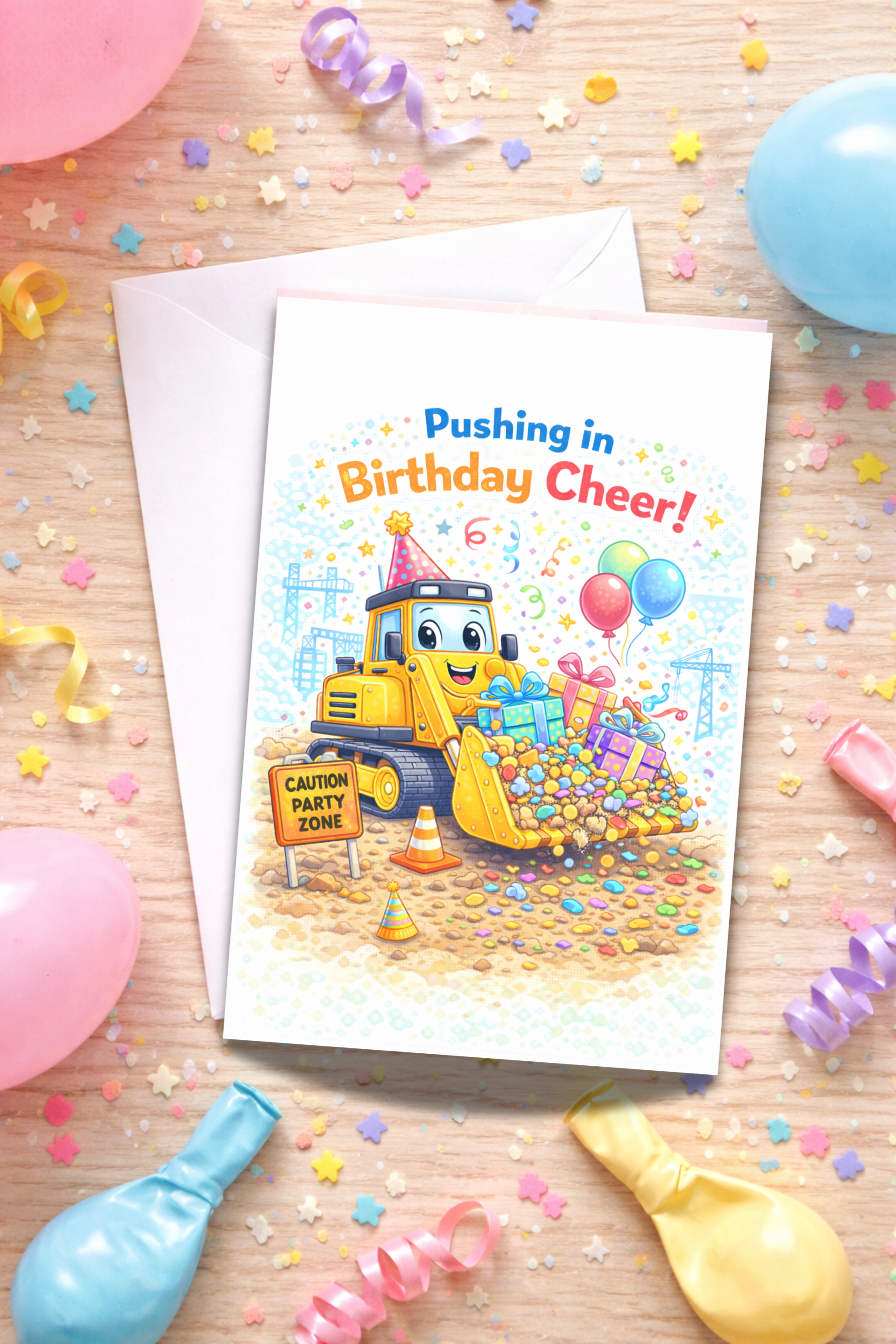 Truck Birthday Card for Kids | Age [3-5]