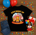 Kids Circus Birthday Shirt • Step Right Up Birthday Tee • Carnival Party Shirt • Birthday Boy Girl Outfit • Circus Theme Party Apparel