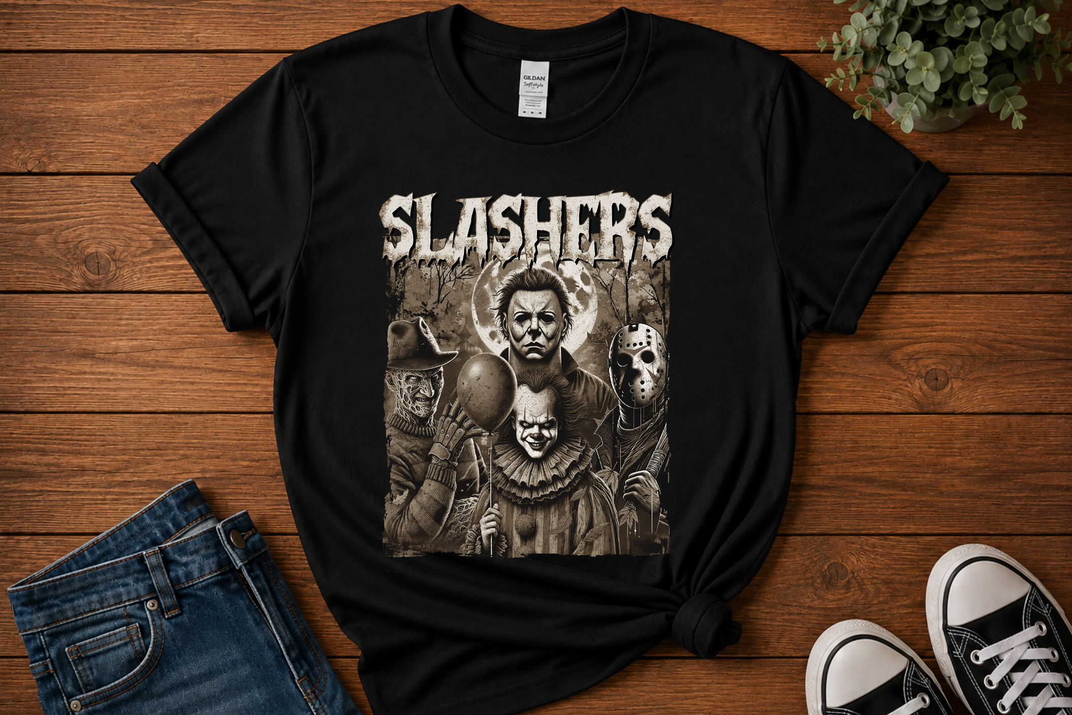 Slashers Halloween Shirt | Horror Movie Graphic Tee