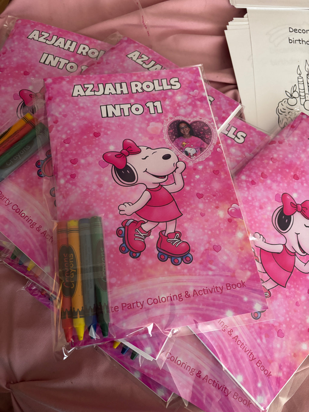 Custom Birthday Activity Books