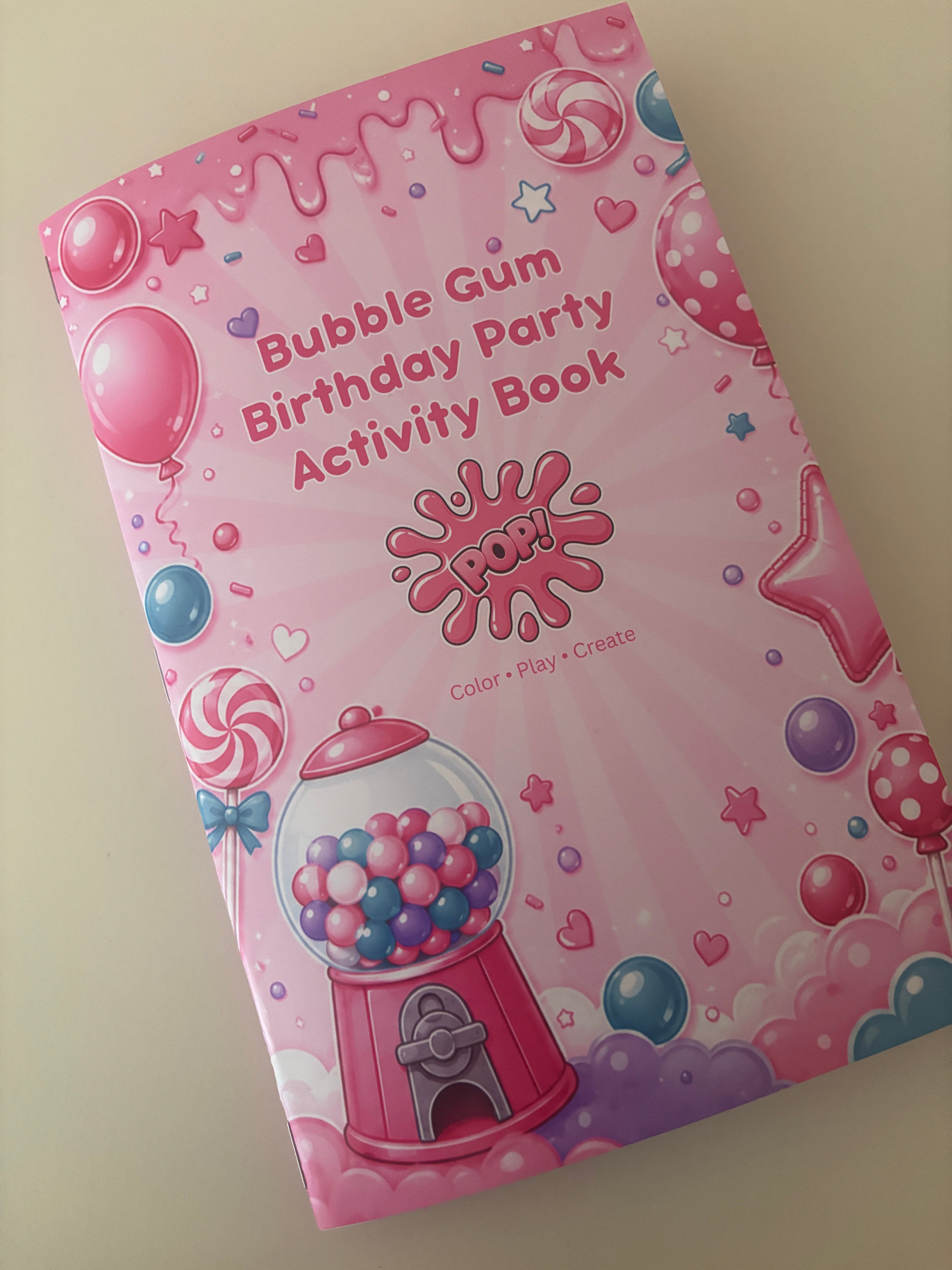 Custom Birthday Activity Books