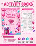 Custom Birthday Activity Books