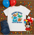 Making Waves For My Birthday Shirt • Ocean Birthday Shirt for Kids • Under the Sea Birthday Tee • Toddler & Youth Birthday Outfit