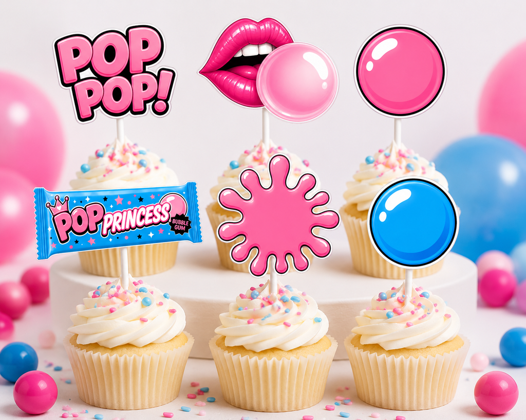 Custom Cupcake Toppers
