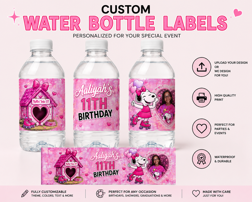 Custom Water Bottle Labels